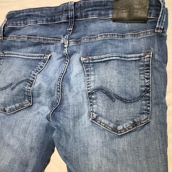 JACK & Jones blue slim Glen jeans. Size W32 L34. - Picture 2 of 7